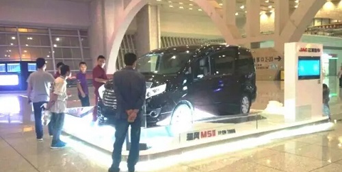 豪任性！江淮汽車包了大半年展位做高鐵廣告！