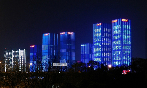 長沙萬達地標(biāo)LED廣告