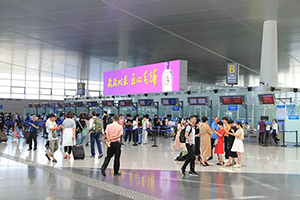 溫州機場最大LED大屏廣告在哪里？溫州機場廣告牌價格多少錢？