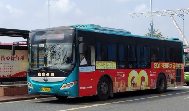 惠州公交車(chē)身三側(cè)外車(chē)貼廣告投放，惠州公交巴士廣告價(jià)格